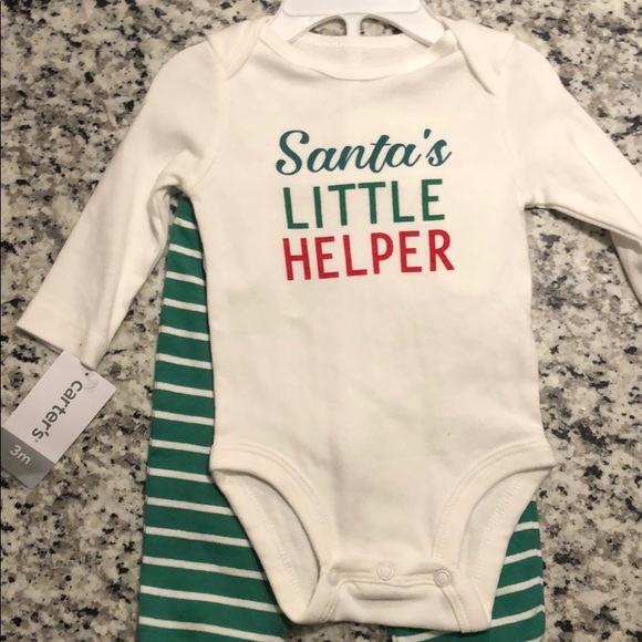 NWT Carter’s Baby 2-Piece Christmas Outfit 3 month - Picture 1 of 4